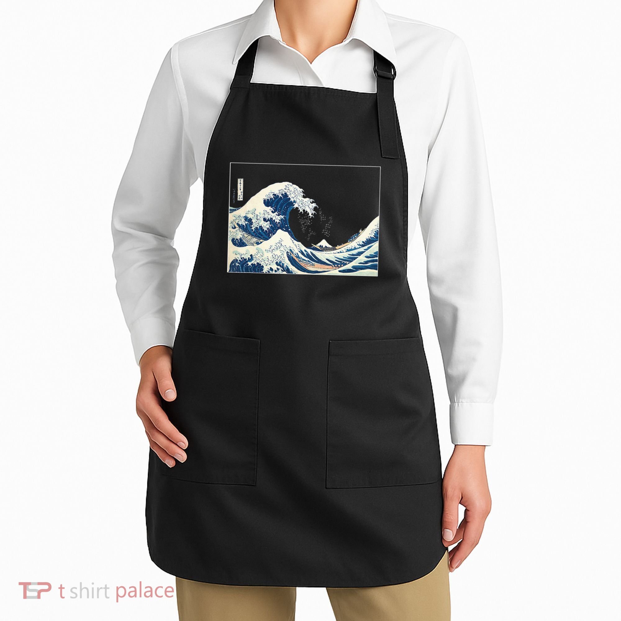Great Wave  Great Wave Off Kanagawa Japanese Art Apron