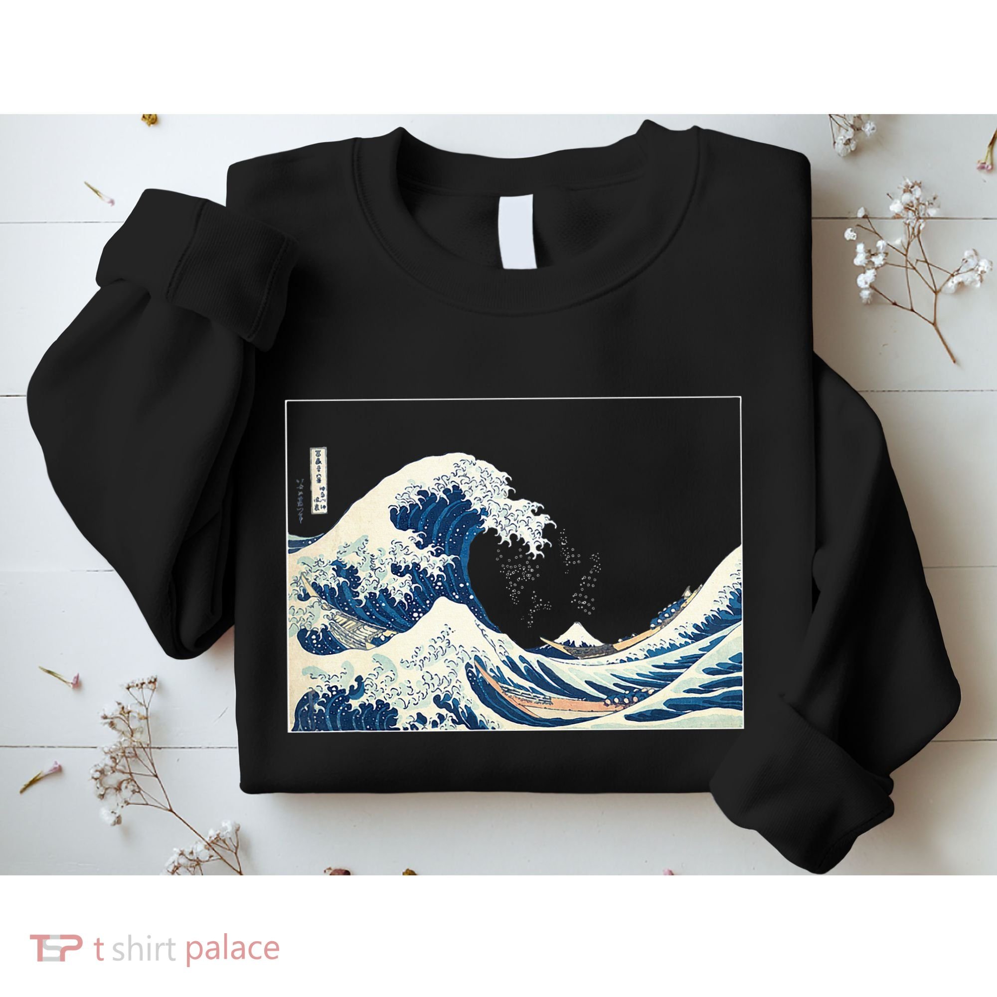 Great Wave  Great Wave Off Kanagawa Japanese Art Sweatshirt