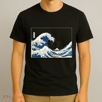 Great Wave  Great Wave Off Kanagawa Japanese Art T-Shirt thumb 3