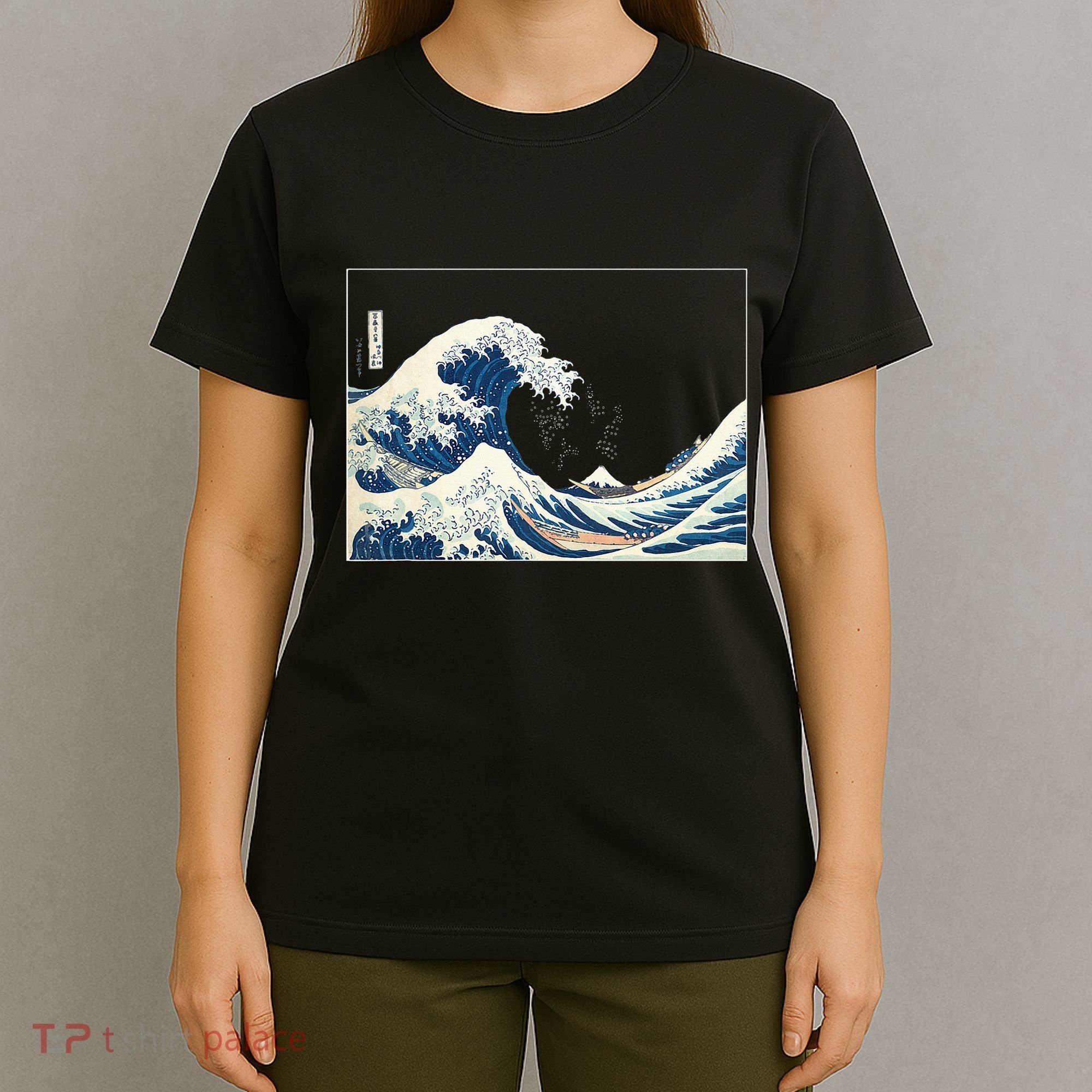 Great Wave  Great Wave Off Kanagawa Japanese Art T-Shirt