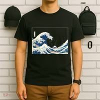 Great Wave  Great Wave Off Kanagawa Japanese Art T-Shirt thumb 6
