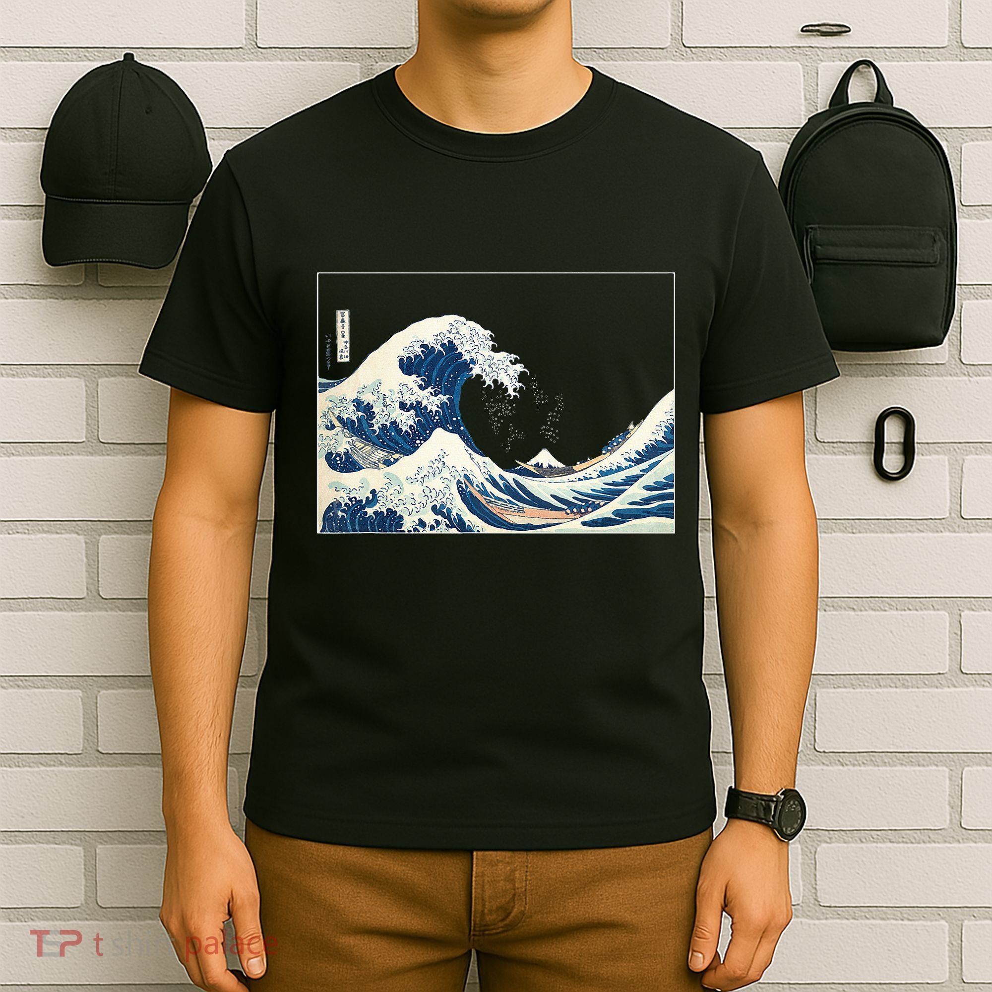 Great Wave  Great Wave Off Kanagawa Japanese Art T-Shirt