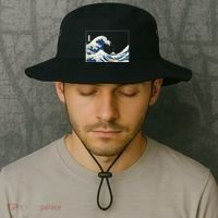 Great Wave  Great Wave Off Kanagawa Japanese Art Bucket Hat thumb 2