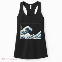 Great Wave  Great Wave Off Kanagawa Japanese Art Women's Tank Top thumb 0