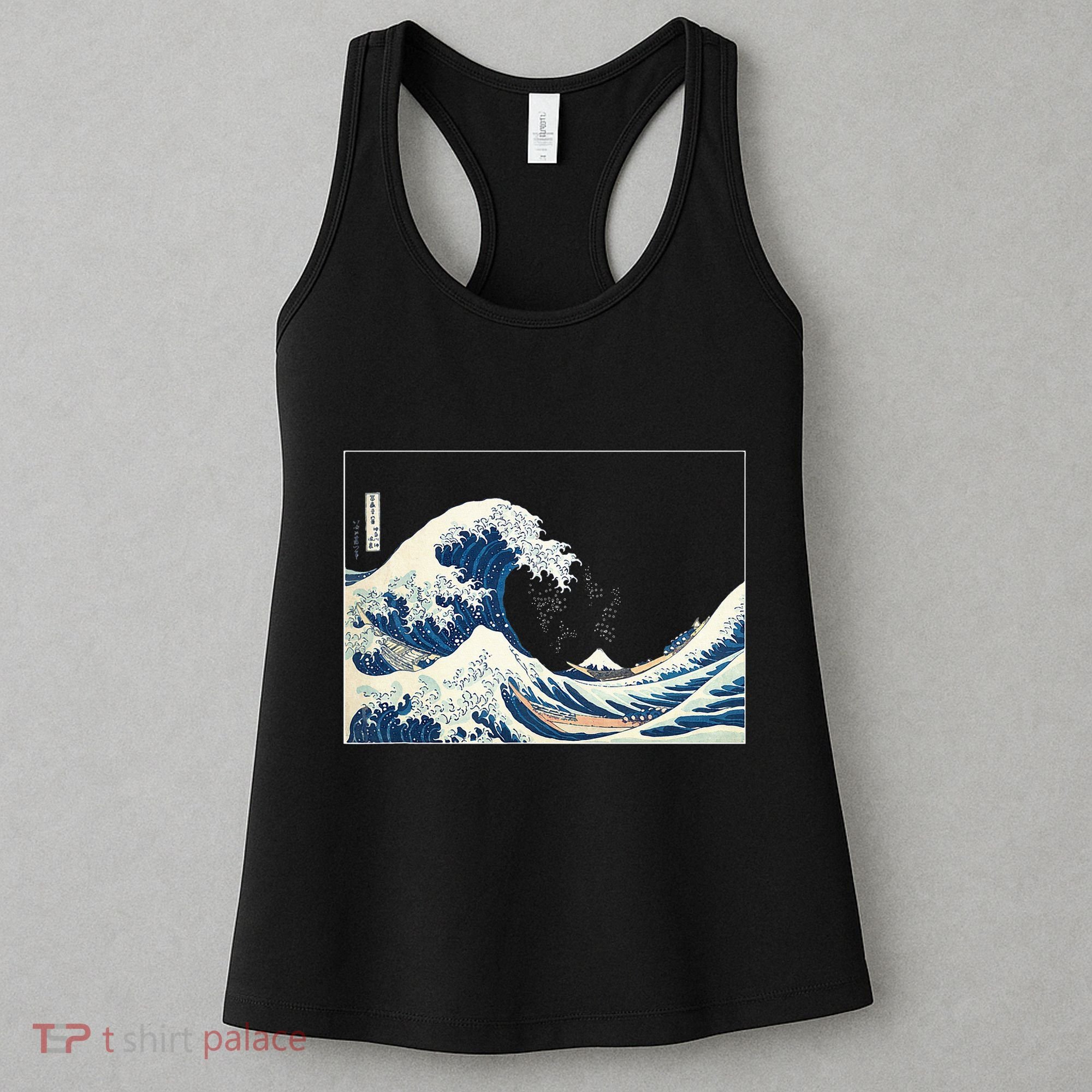 Great Wave  Great Wave Off Kanagawa Japanese Art Women's Tank Top