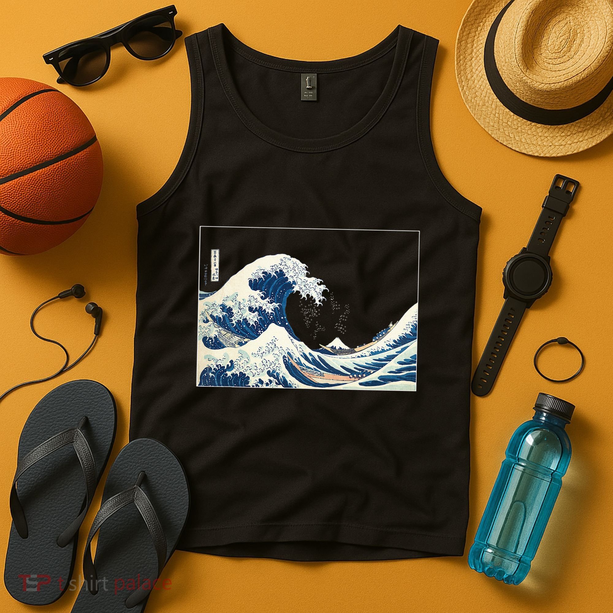 Great Wave  Great Wave Off Kanagawa Japanese Art Tank Top