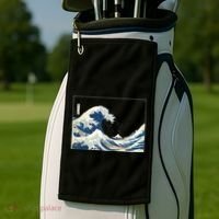 Great Wave  Great Wave Off Kanagawa Japanese Art Golf Towel thumb 2