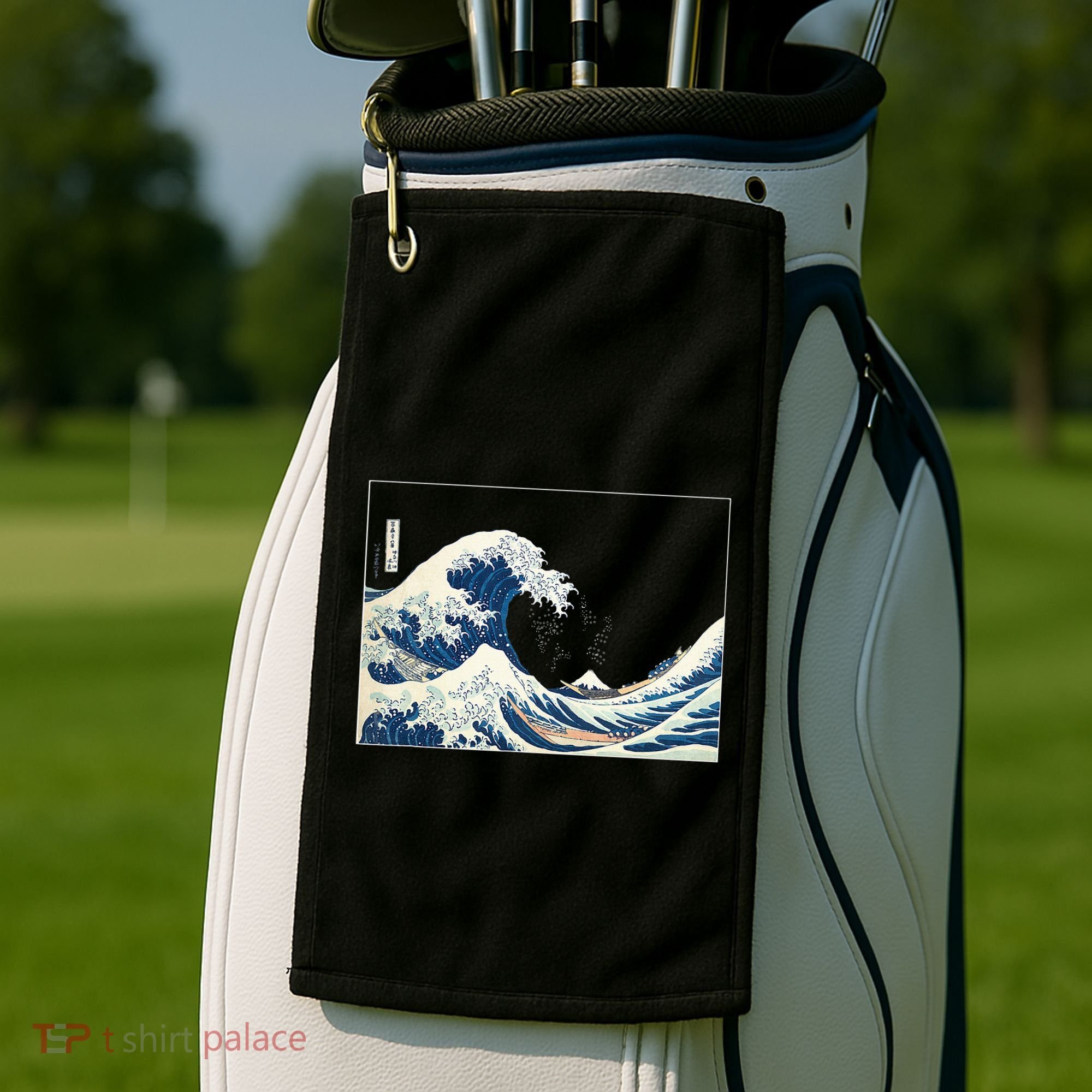 Great Wave  Great Wave Off Kanagawa Japanese Art Golf Towel