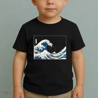 Great Wave  Great Wave Off Kanagawa Japanese Art Toddler T-Shirt thumb 2
