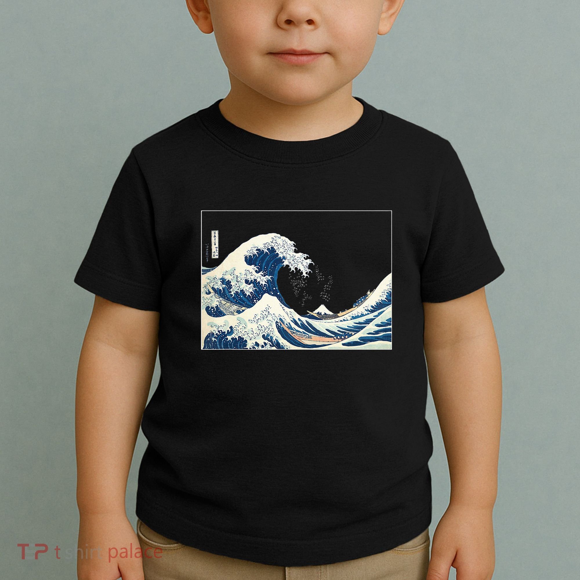 Great Wave  Great Wave Off Kanagawa Japanese Art Toddler T-Shirt