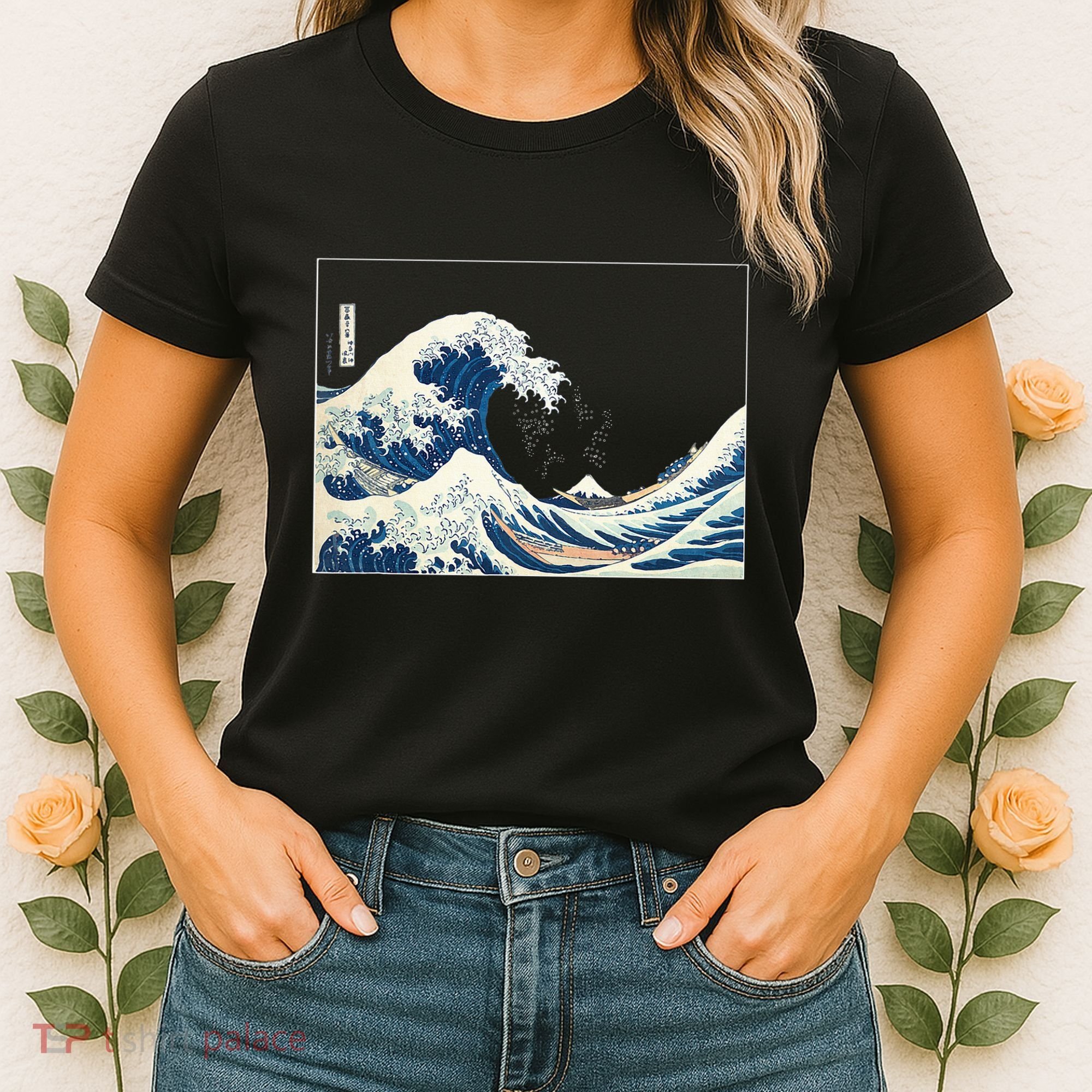 Great Wave  Great Wave Off Kanagawa Japanese Art Women's T-Shirt