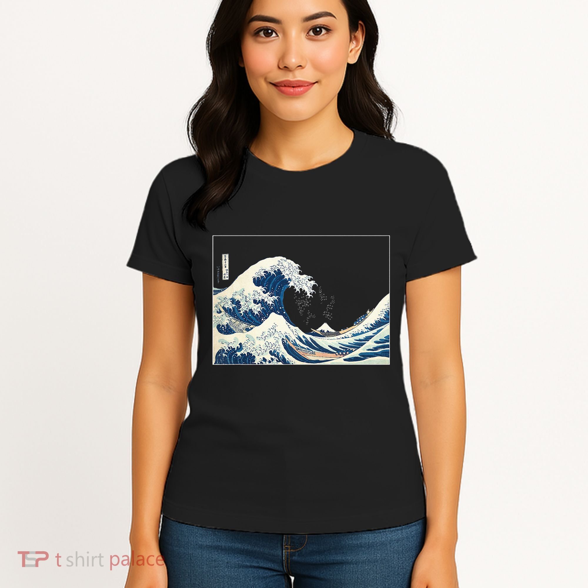Great Wave  Great Wave Off Kanagawa Japanese Art Women's T-Shirt