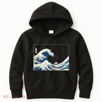 Great Wave  Great Wave Off Kanagawa Japanese Art Kids Hoodie thumb 0