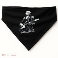 George Washington Guitar Rock Music USA-Made Doggie Bandana thumb 0