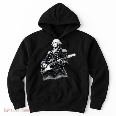 George Washington Guitar Rock Music Hoodie