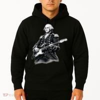 George Washington Guitar Rock Music Hoodie thumb 2