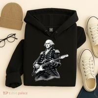 George Washington Guitar Rock Music Hoodie thumb 4