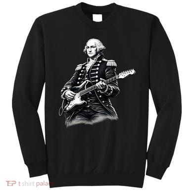 George Washington Guitar Rock Music Sweatshirt