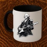 George Washington Guitar Rock Music Coffee Mug thumb 2