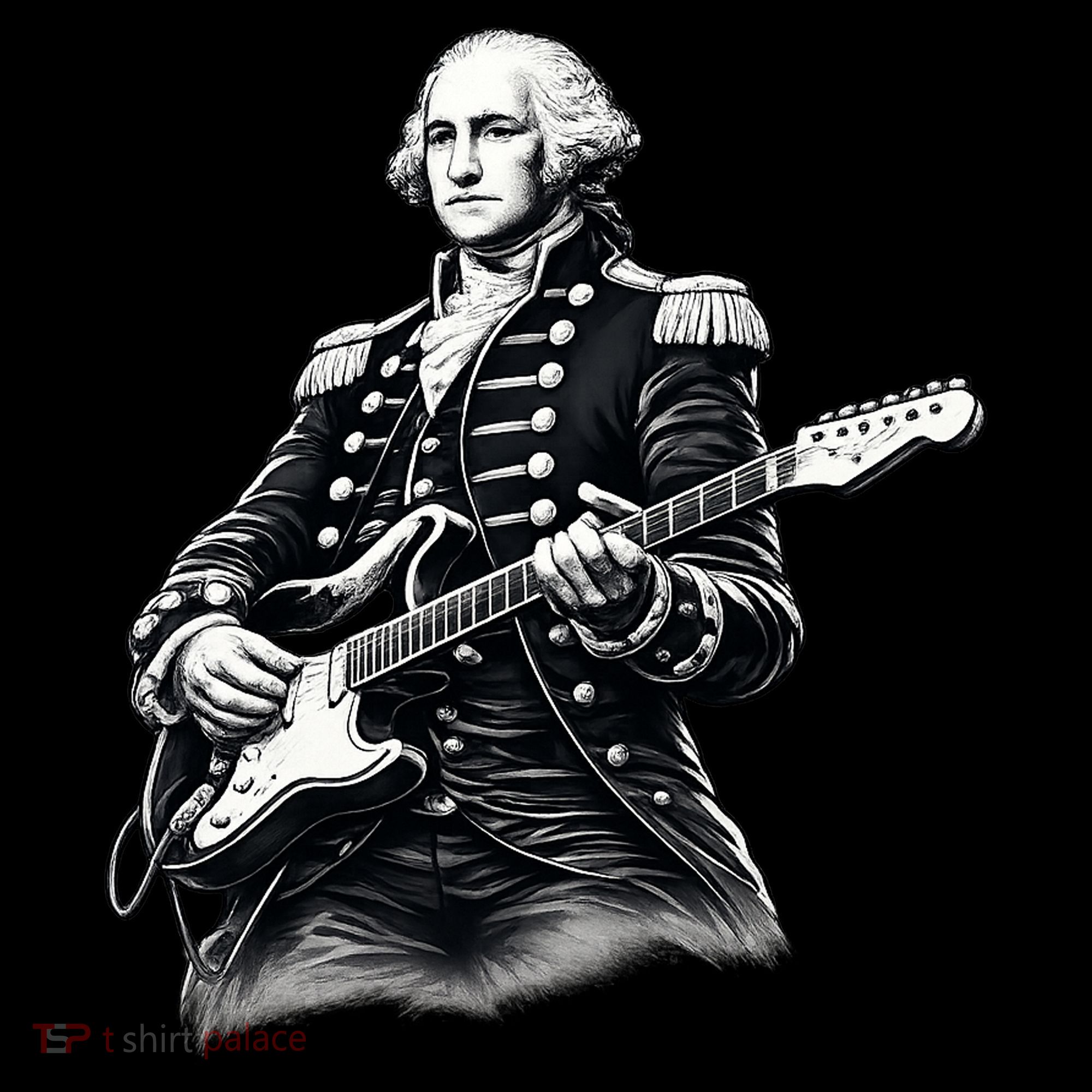 George Washington Guitar Rock Music Coffee Mug