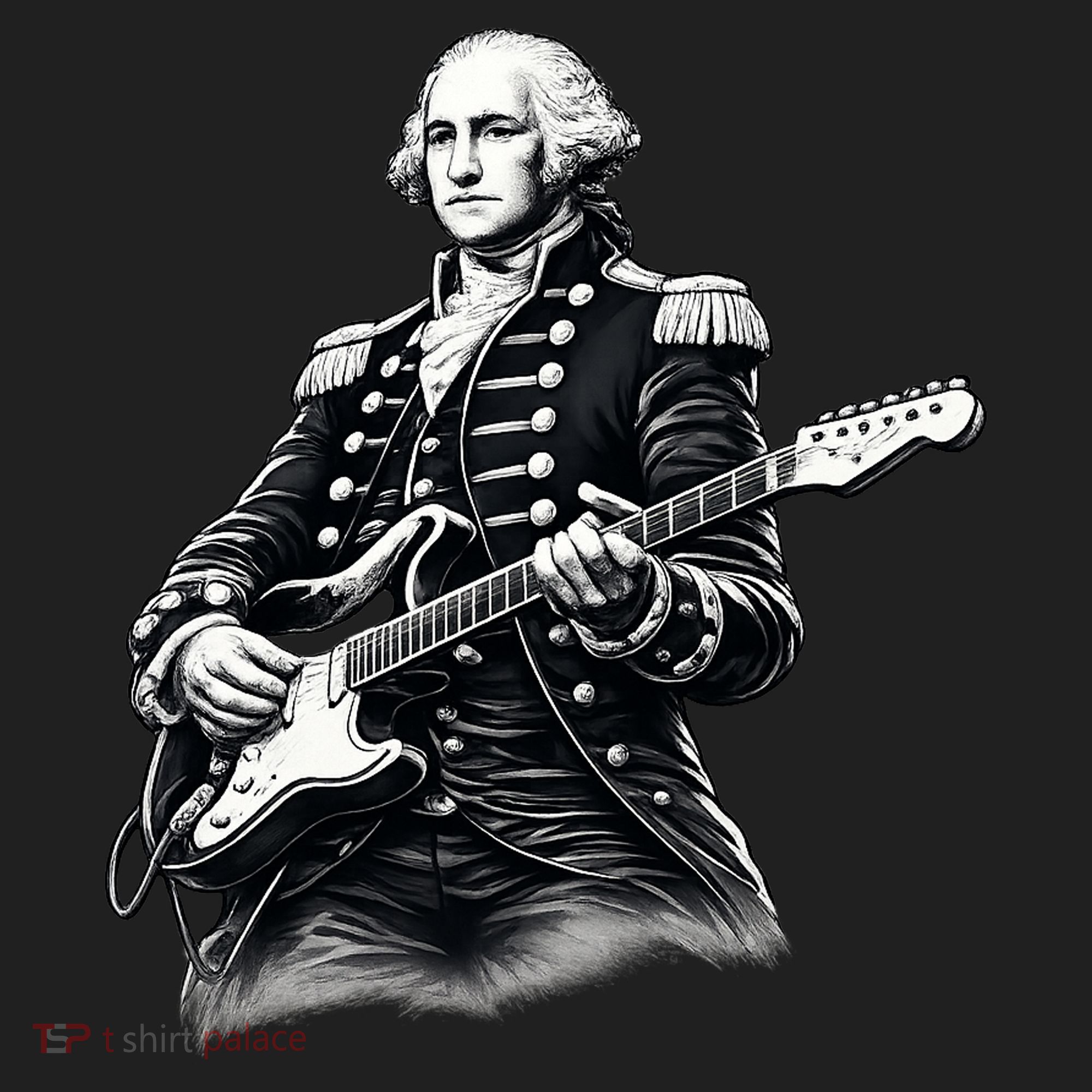 George Washington Guitar Rock Music Beanie