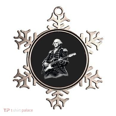 George Washington Guitar Rock Music Ornament