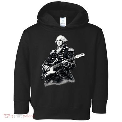 George Washington Guitar Rock Music Toddler Hoodie