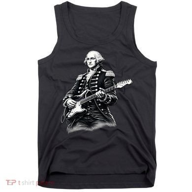 George Washington Guitar Rock Music Tank Top