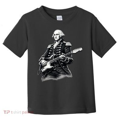 George Washington Guitar Rock Music Toddler T-Shirt