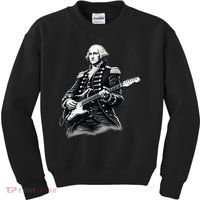 George Washington Guitar Rock Music Kids Sweatshirt thumb 0
