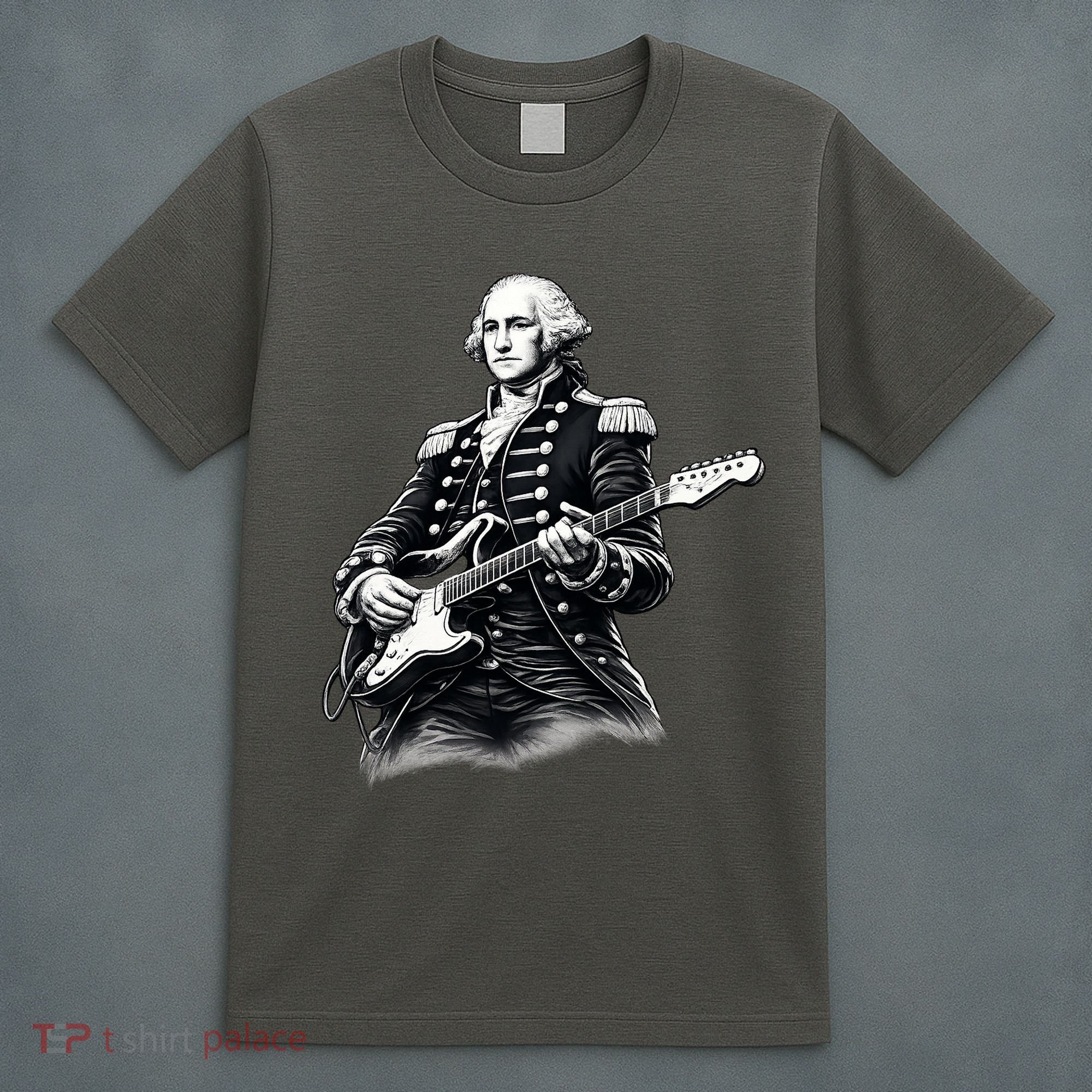George Washington Guitar Rock Music T-Shirt