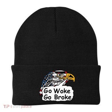 Go Woke Go Broke Beanie