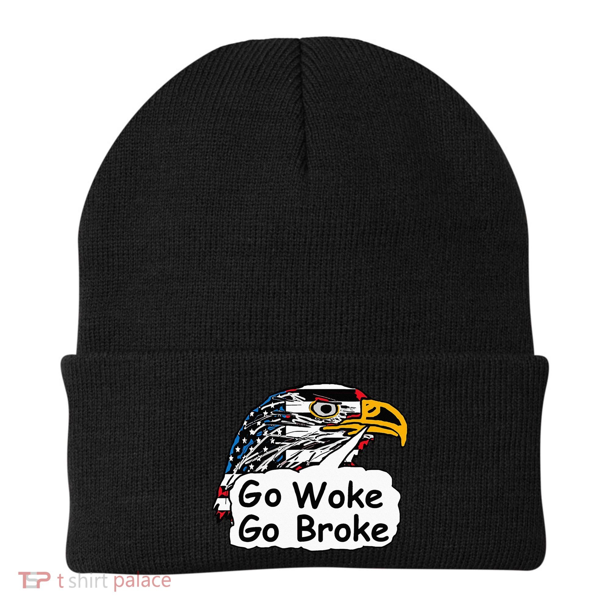 Go Woke Go Broke Beanie
