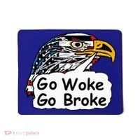 Go Woke Go Broke Mousepad thumb 0