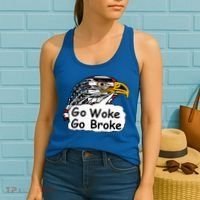 Go Woke Go Broke Women's Tank Top thumb 2