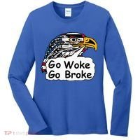 Go Woke Go Broke Women's Long Sleeve Shirt thumb 0