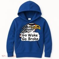 Go Woke Go Broke Kids Hoodie thumb 0