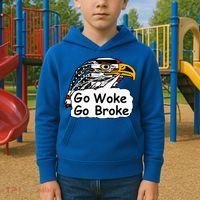 Go Woke Go Broke Kids Hoodie thumb 2