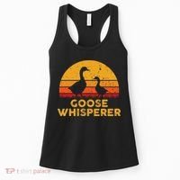 Goose Whisperer Geese Bird Hunter Breeders Poultry Farmers Women's Tank Top thumb 0