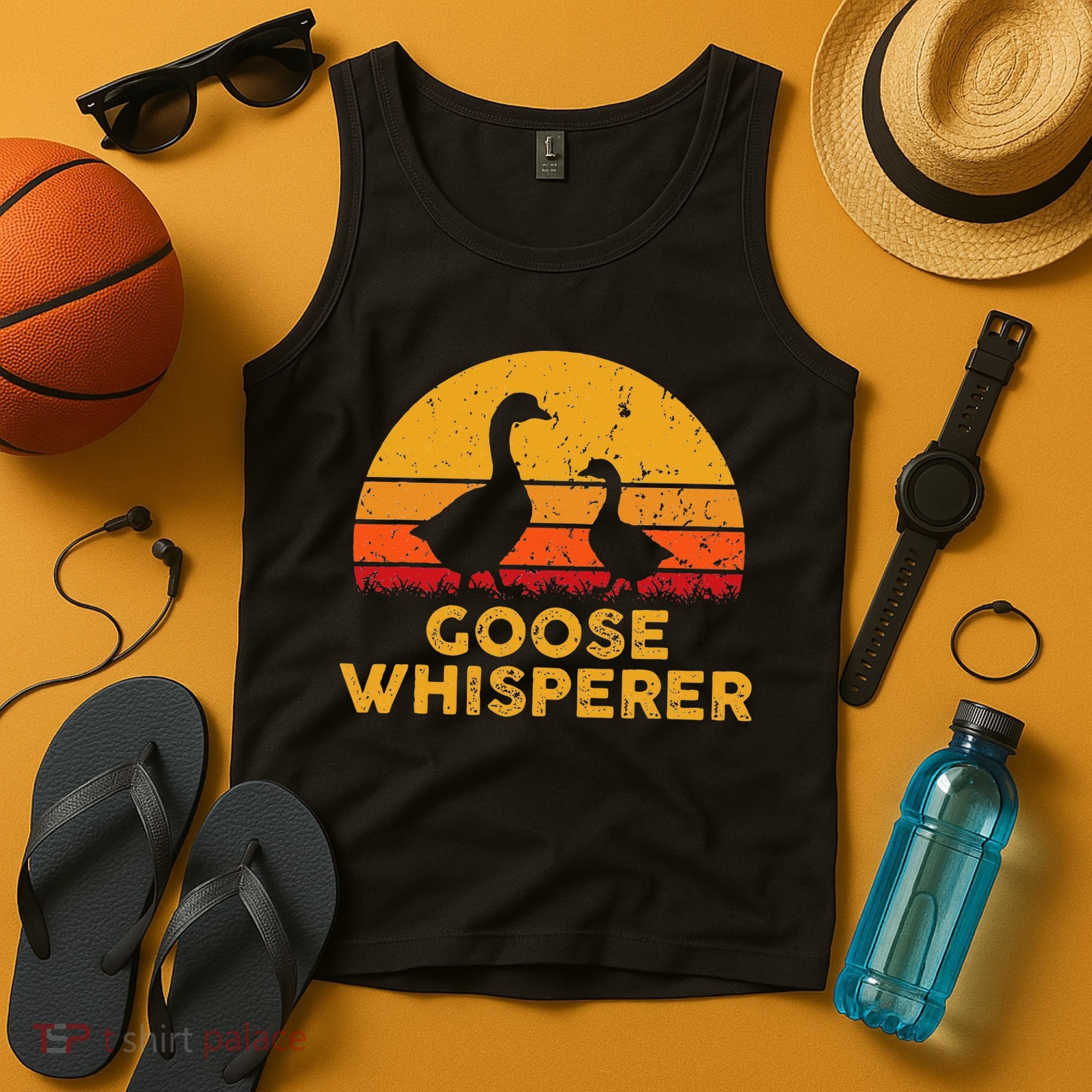 Goose Whisperer Geese Bird Hunter Breeders Poultry Farmers Tank Top