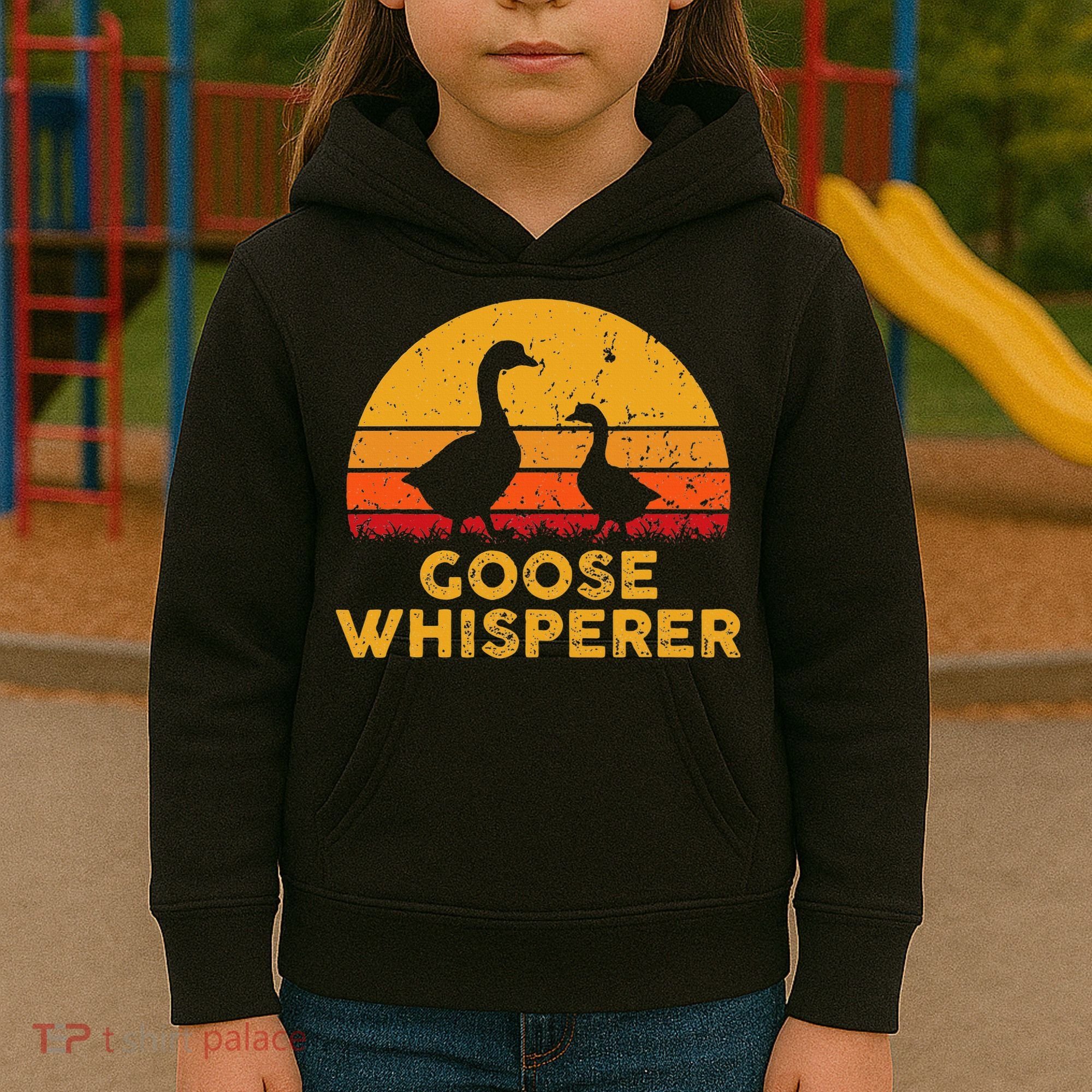 Goose Whisperer Geese Bird Hunter Breeders Poultry Farmers Kids Hoodie