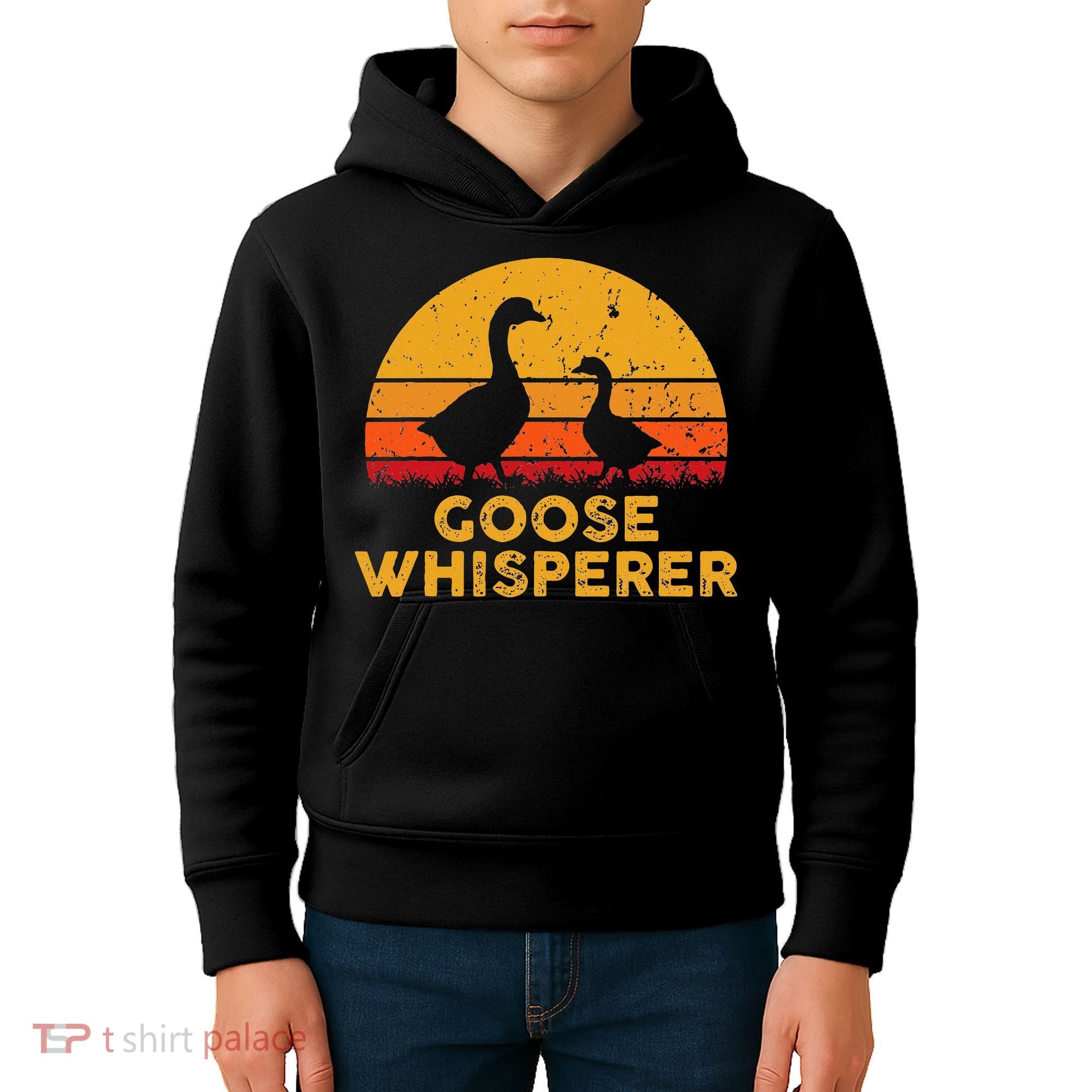 Goose Whisperer Geese Bird Hunter Breeders Poultry Farmers Kids Hoodie