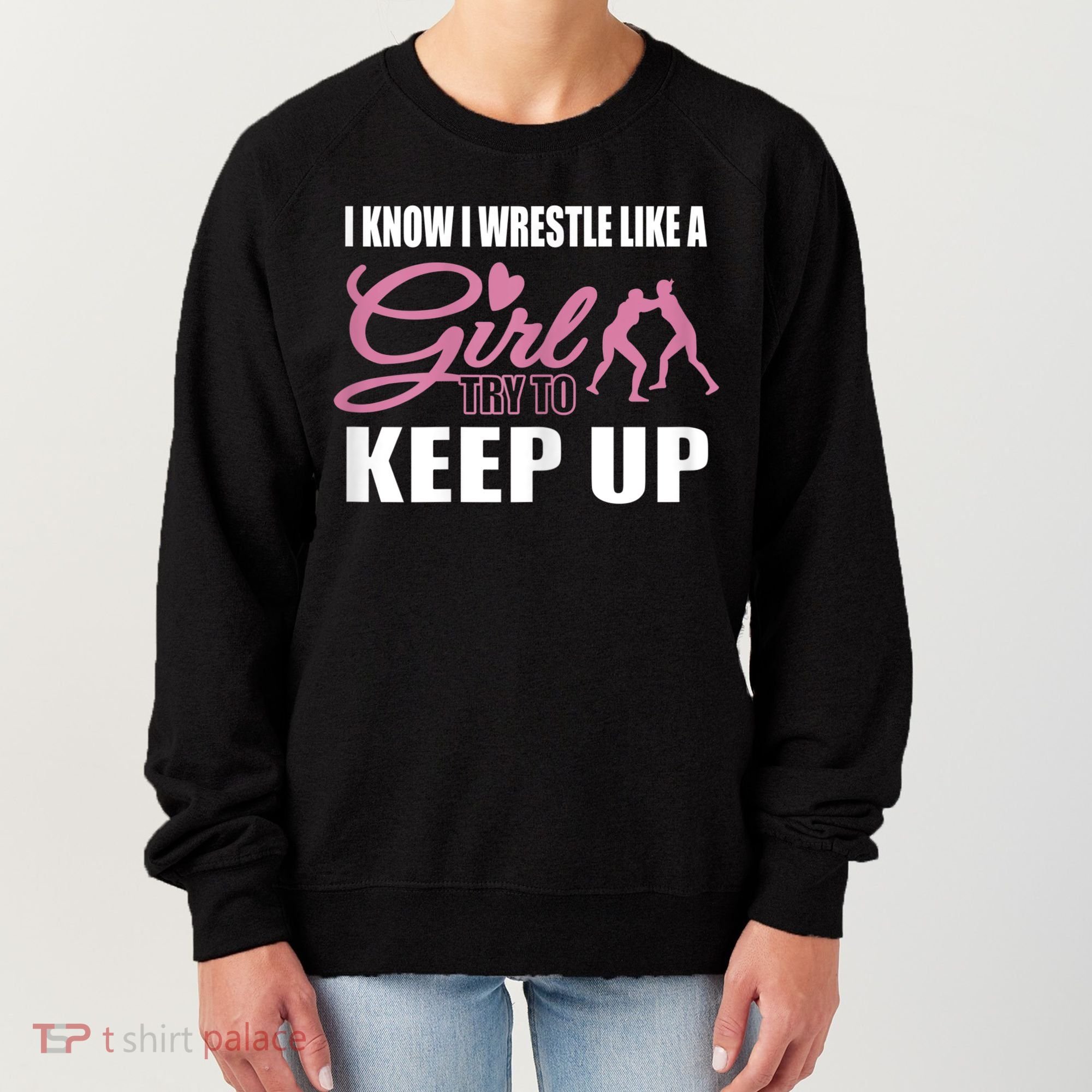 Girls Wrestling Women's Sweatshirt