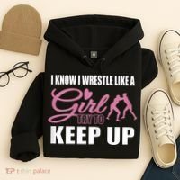 Girls Wrestling Hoodie thumb 4