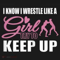 Girls Wrestling Long Sleeve Shirt thumb 2