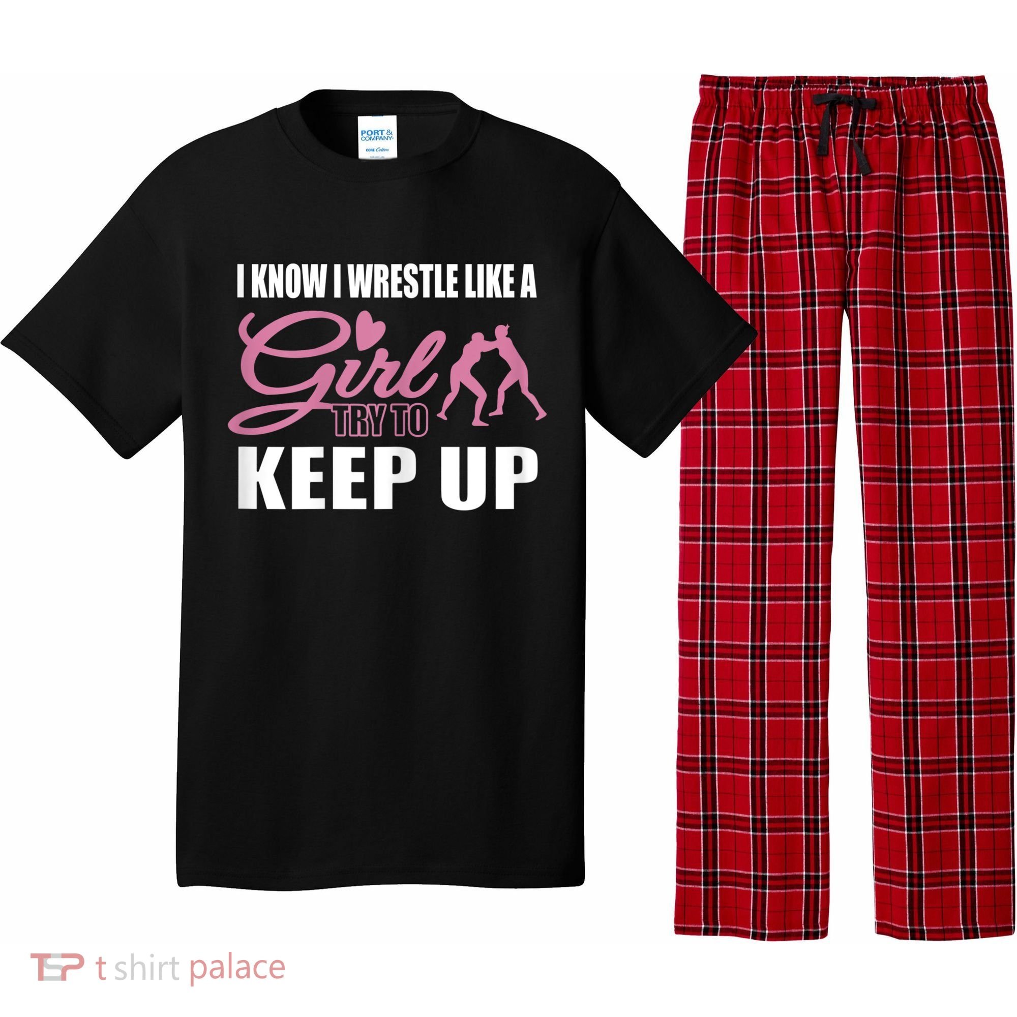 Girls Wrestling Pajama Set