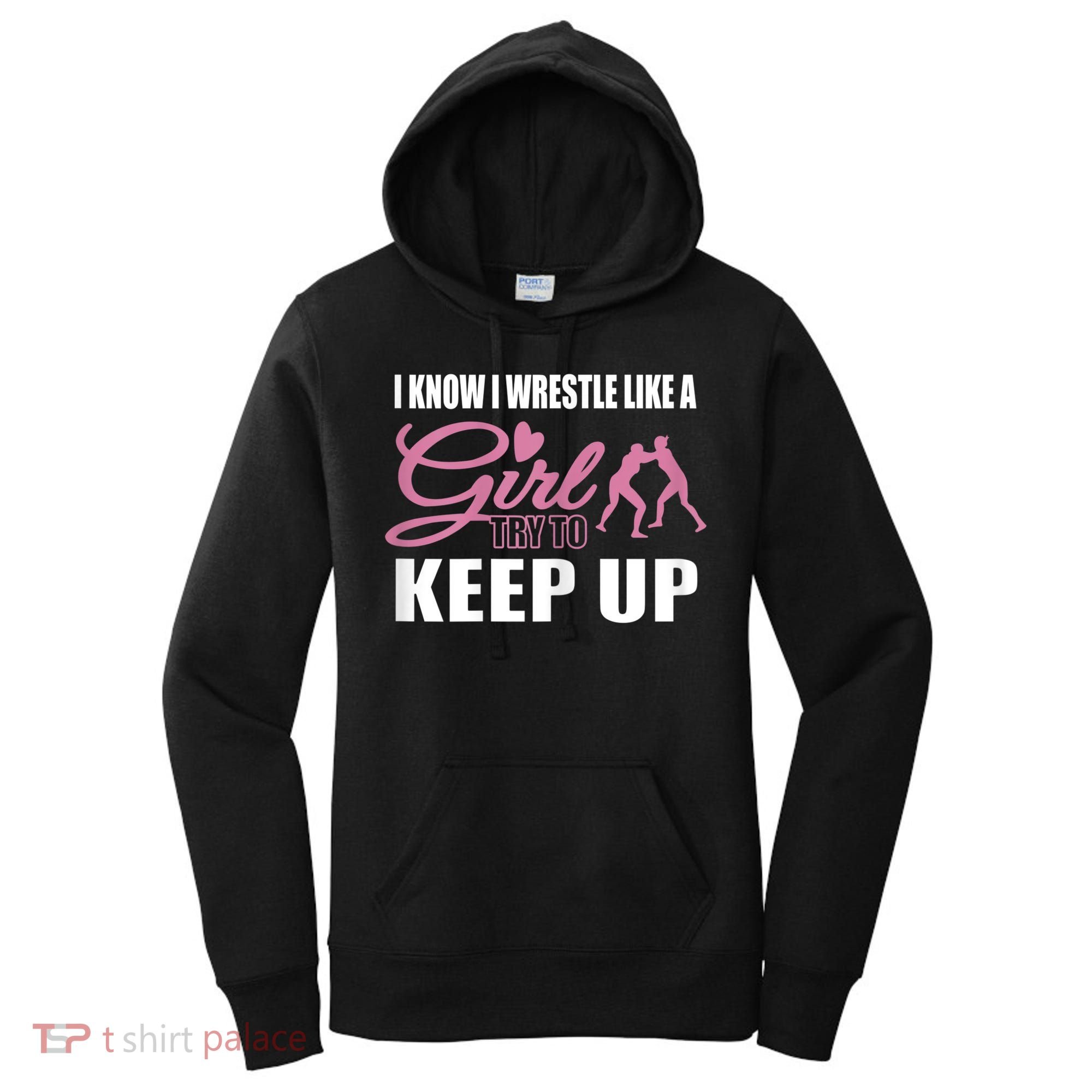 Girls Wrestling Women's Hoodie