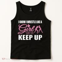 Girls Wrestling Tank Top thumb 2