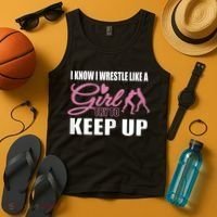 Girls Wrestling Tank Top thumb 4