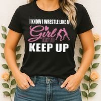 Girls Wrestling Women's T-Shirt thumb 2
